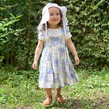 【リンク】全印花褶皺連衣裙（兒童）