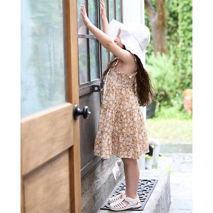 【リンク】全印花褶皺連衣裙（兒童）