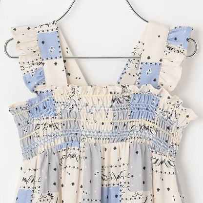 【リンク】全印花褶皺連衣裙（兒童）