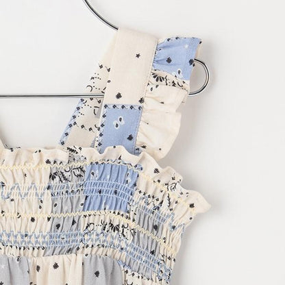 【リンク】全印花褶皺連衣裙（兒童）