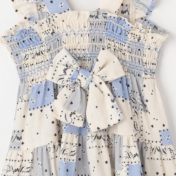 【リンク】全印花褶皺連衣裙（兒童）