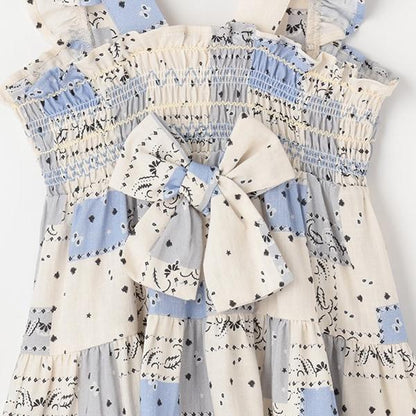 【リンク】全印花褶皺連衣裙（兒童）