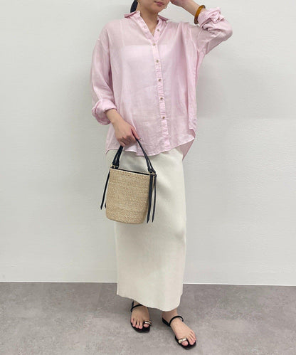 【Loungedress】和紙羅紋針織半身裙