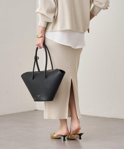 【Loungedress】和紙羅紋針織半身裙