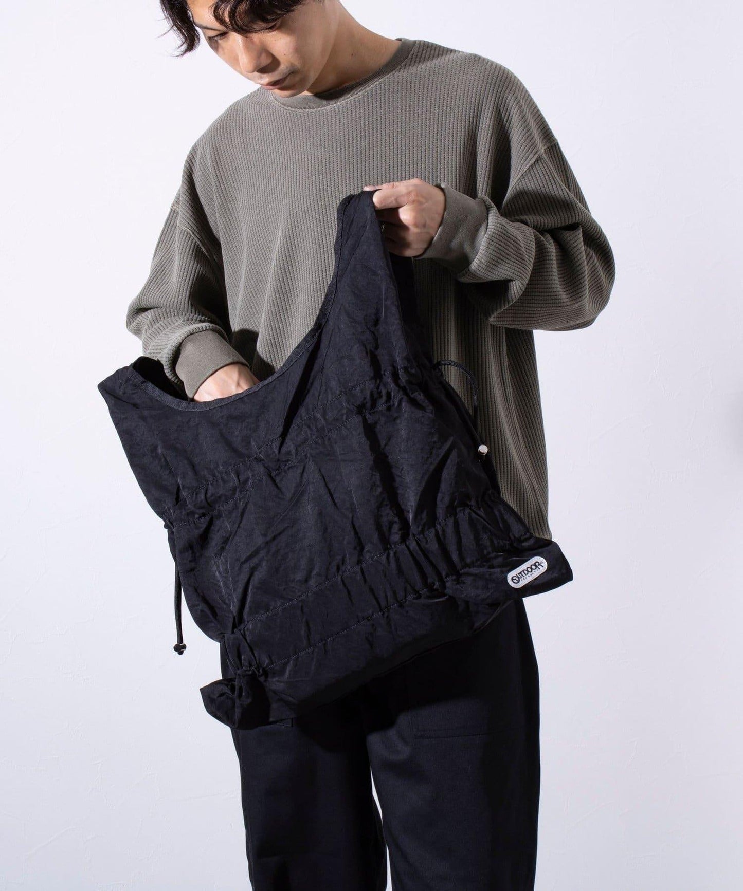 OUTDOOR PRODUCTS 繩帶購物袋