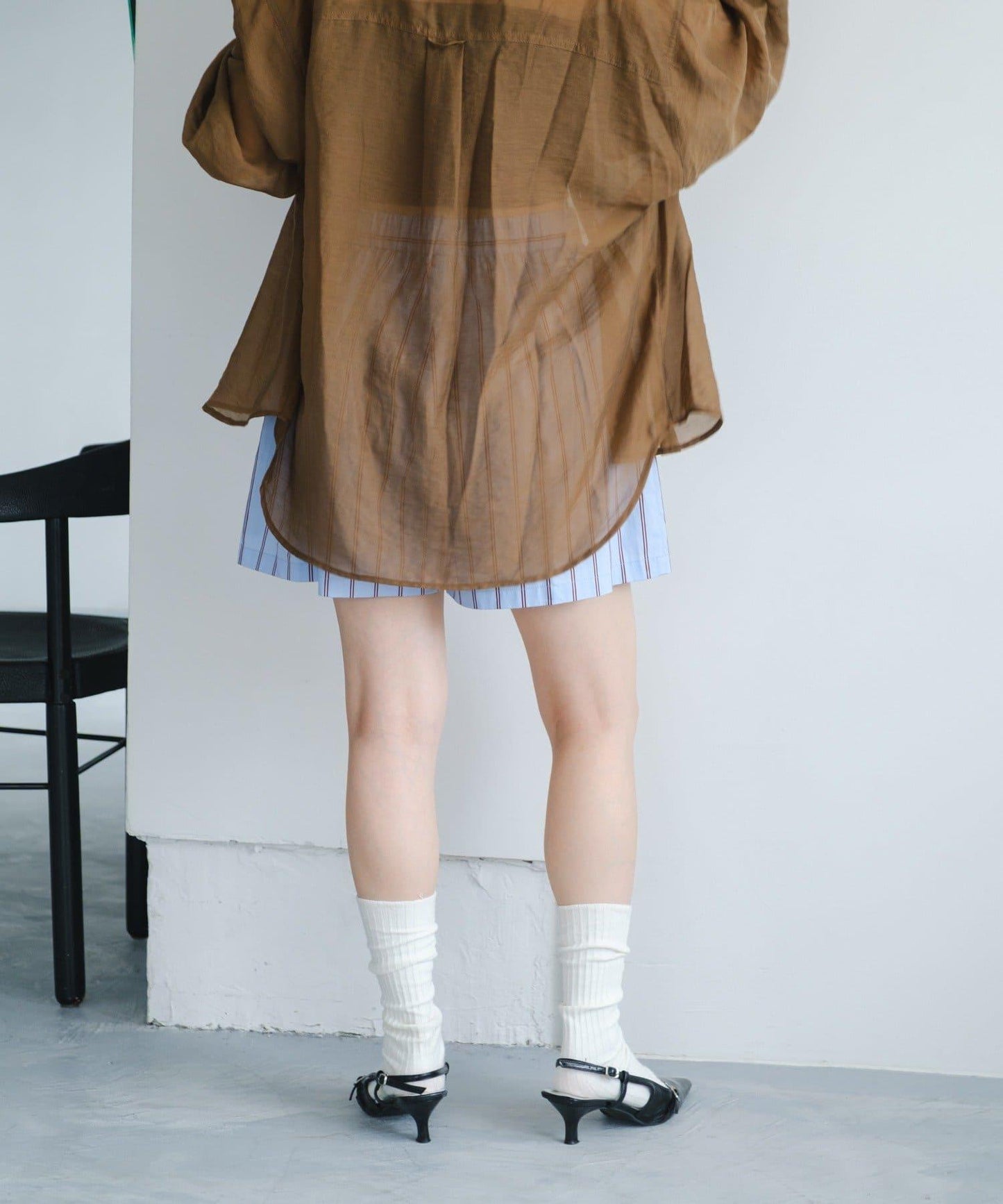 【S.M尺碼展開】透明基礎襯衫