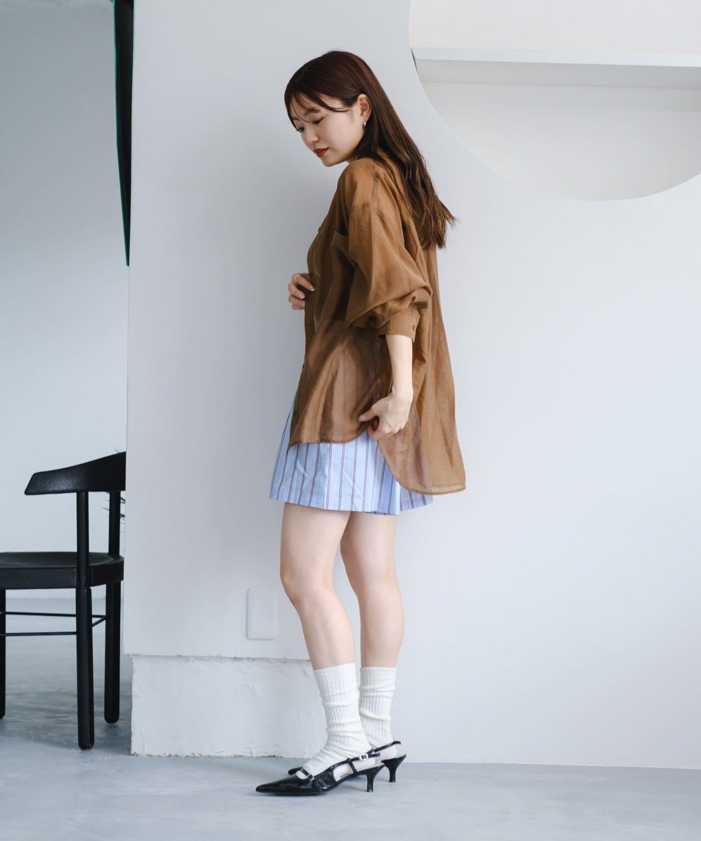 【S.M尺碼展開】透明基礎襯衫