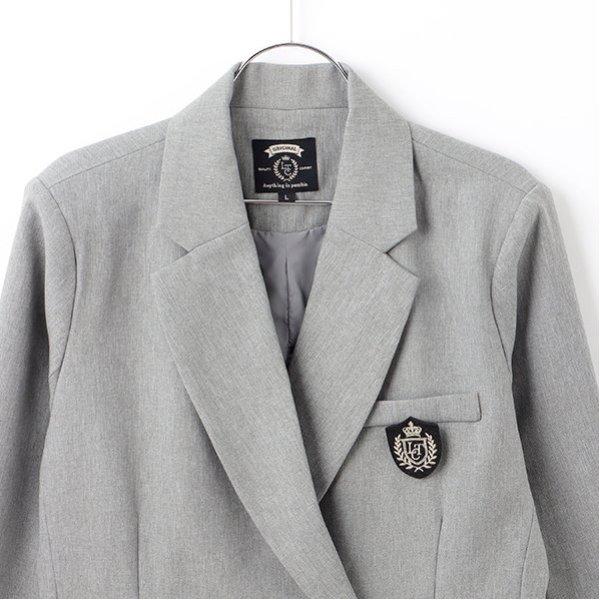 【畢業服】【典禮】帶徽章短款外套