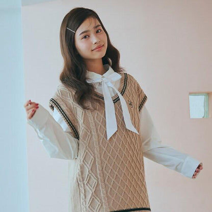 蝴蝶結領襯衫