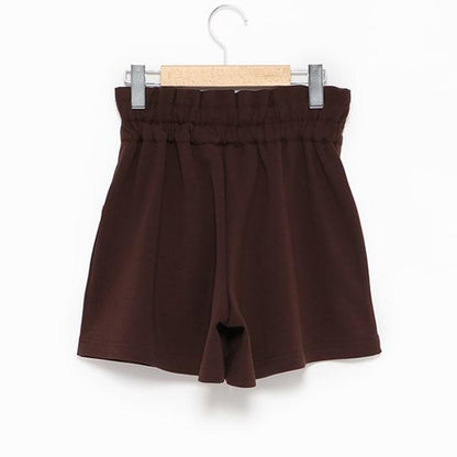 高腰剪裁短褲