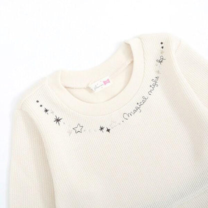 星座圖案雪紡連衣裙（90～150）