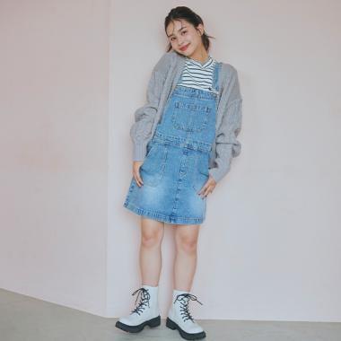 牛仔連衣裙