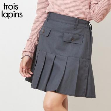 內搭短褲百褶裙（140～150）