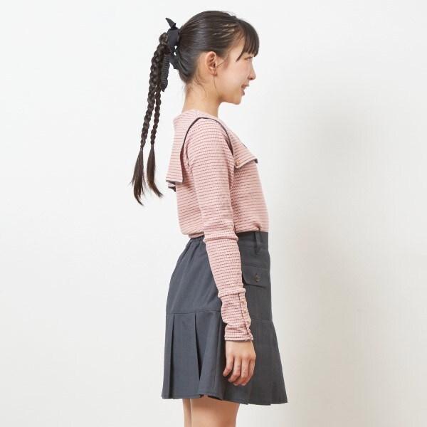 內搭短褲百褶裙（140～150）