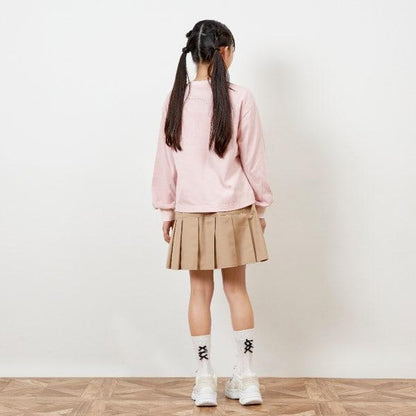 troislapins 兔子刺繡貼布長袖T恤（140～160）