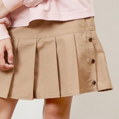 內搭短褲百褶裙（140～150）