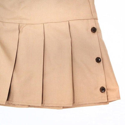 內搭短褲百褶裙（140～150）