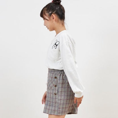 troislapins 兔子刺繡貼布長袖T恤（140～160）