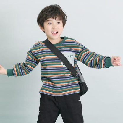KPBOY 多色條紋長袖T恤（90～150）