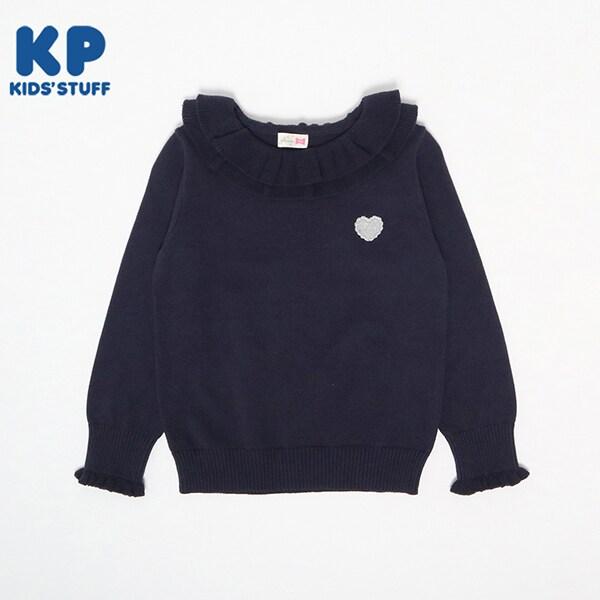 荷葉邊領毛衣（80～150）