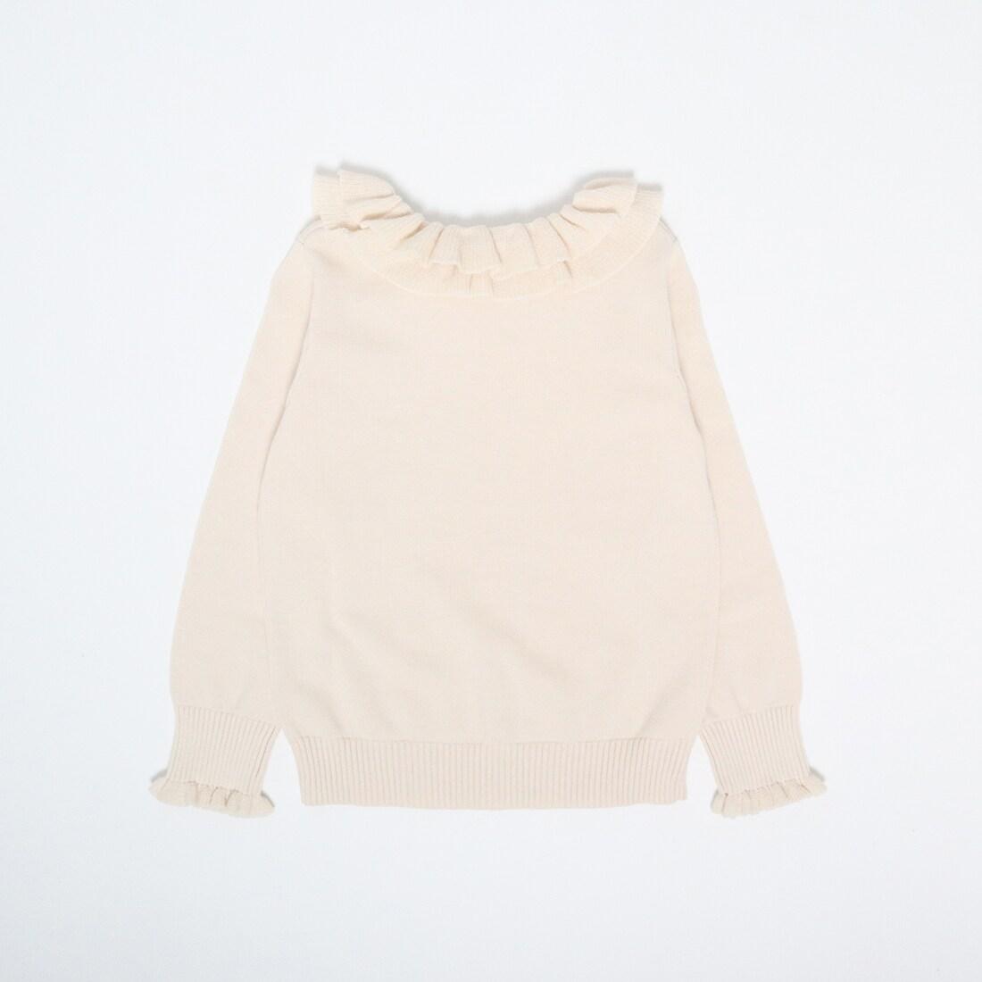 荷葉邊領毛衣（80～150）