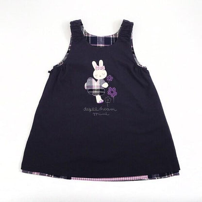 格紋雙面穿連衣裙（80～140）