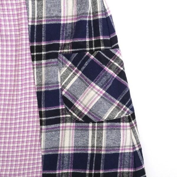 格紋雙面穿連衣裙（80～140）