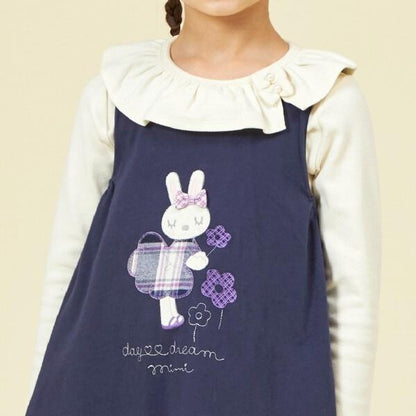 格紋雙面穿連衣裙（80～140）