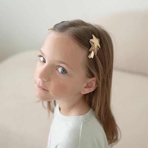 閃亮星星髮夾2件套