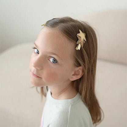 閃亮星星髮夾2件套