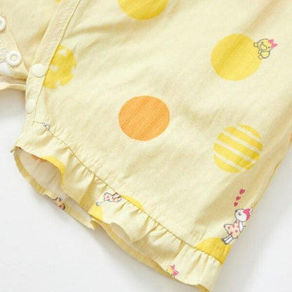 KP圓點圖案＆mimi醬嬰兒連體和服（Free）