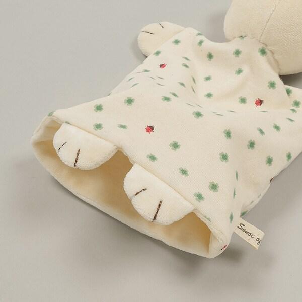 三葉草迷你小熊手偶【日本製造】