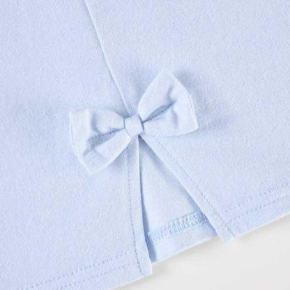 蝴蝶結刺繡長袖T恤（110～130）