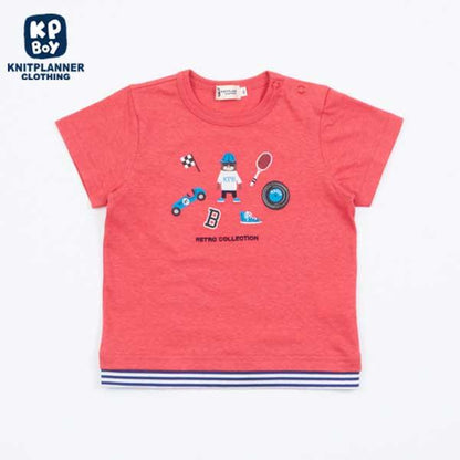 大猩猩刺繡短袖T恤（80～90）