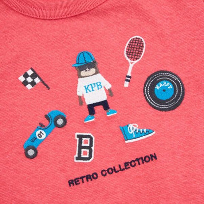 大猩猩刺繡短袖T恤（80～90）