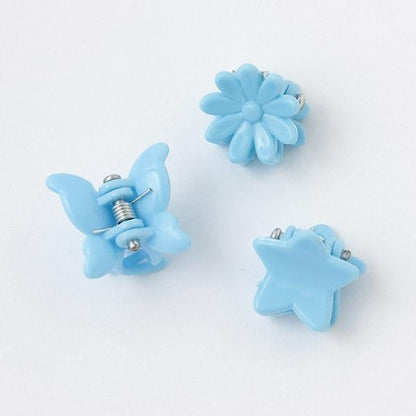 混合彩色迷你髮夾9個裝