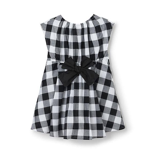 拼接喇叭連衣裙（兒童）