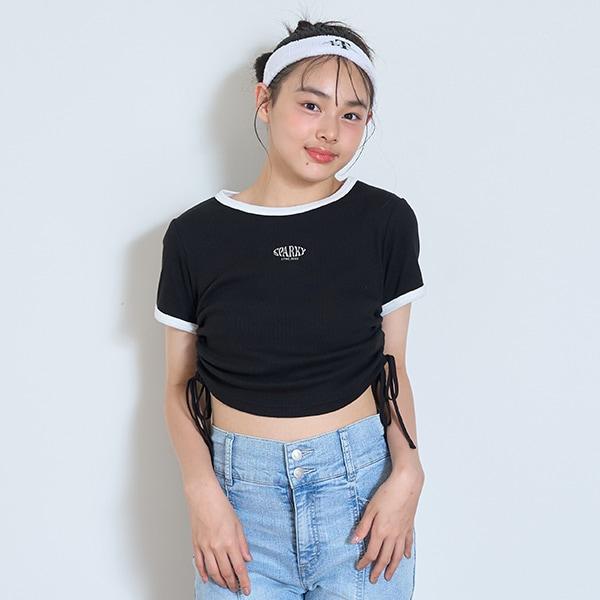 【接觸冷感/清涼】抽繩羅紋T恤