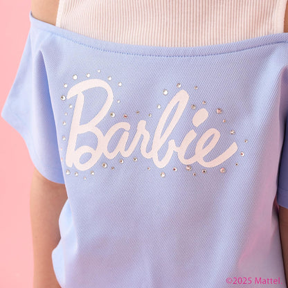 【防汙防潑水】【Barbie】疊穿風格T恤