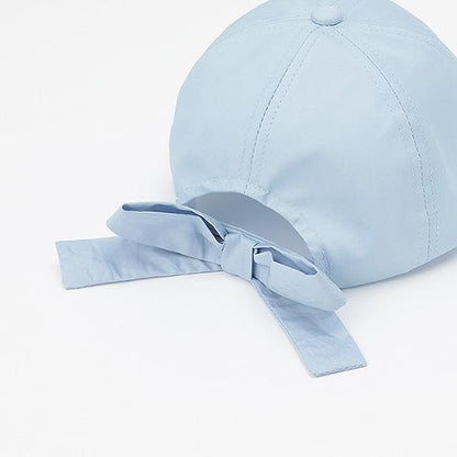 【《迪士尼》】刺繡蝴蝶結棒球帽