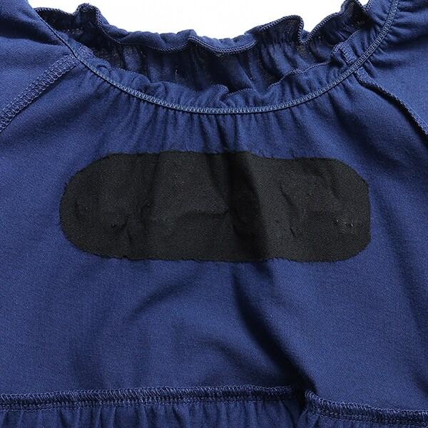 mimi醬度假風圖案木糖醇加工連衣裙