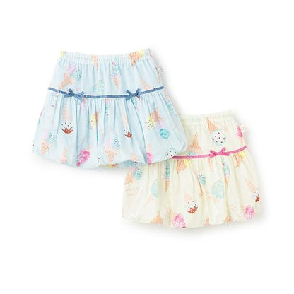 寬幅冰感印花半身裙