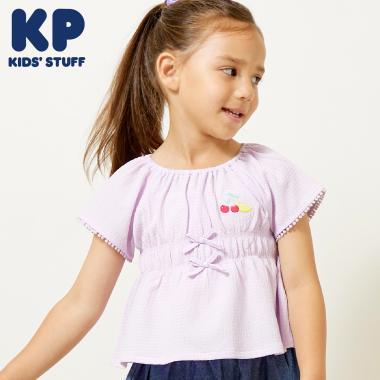 褶皺提花女襯衫