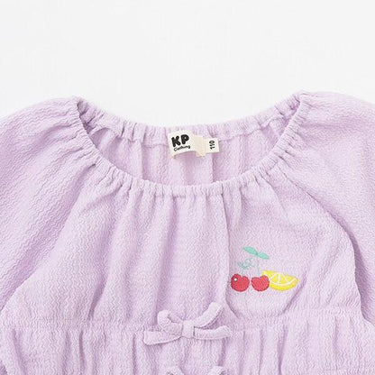 褶皺提花女襯衫