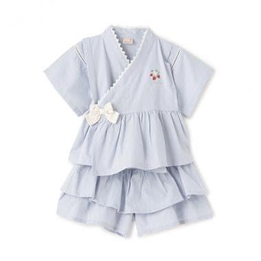 荷葉邊短款和服套裝