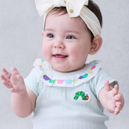 【飢餓的毛毛蟲】荷葉邊領連體衣