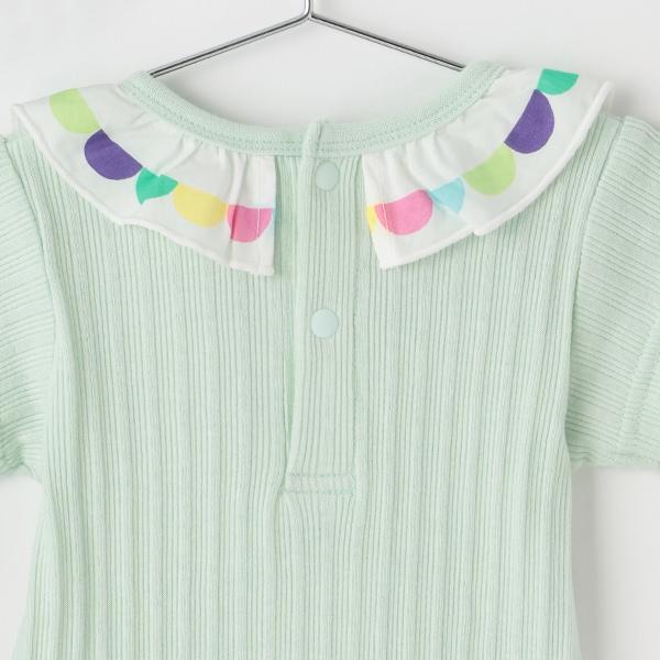 【飢餓的毛毛蟲】荷葉邊領連體衣