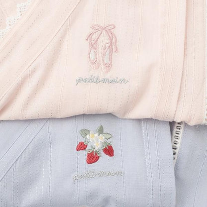 荷葉邊短款和服套裝