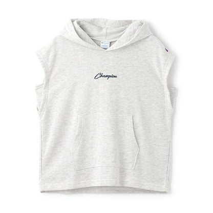【Champion】無袖連帽衛衣