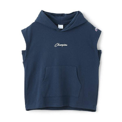 【Champion】無袖連帽衛衣